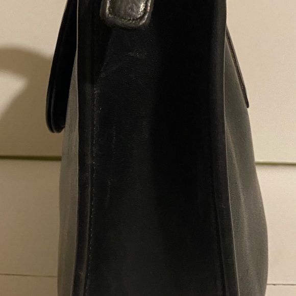 Coach Vintage Black leather briefcase - Picture 3 of 10